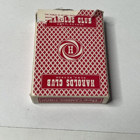 Vintage Cards Lucite Dice Hat Reno Tahoe Circus Circus Mapes Casino Memorabilia - Picture 11 of 16